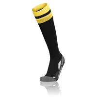 Azlon Socks BLK/YEL S Fotballsokker - Unisex