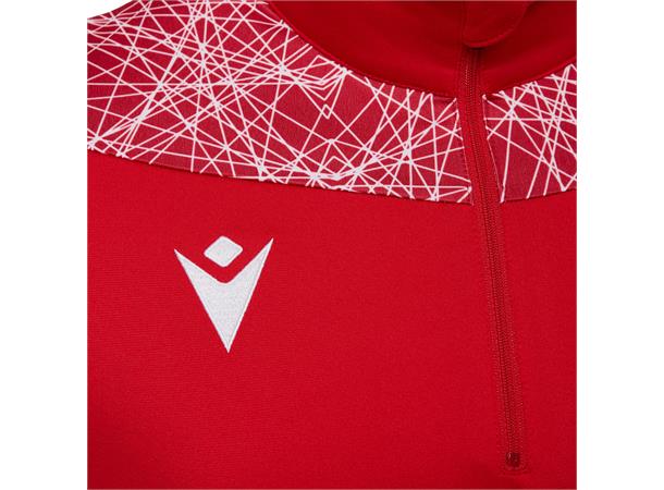 Tagus 1/4 Zip Top RØD/HVIT XXL Teknisk treningsgenser - Unisex 