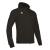 Zither Full Zip Hoody BLK L Hettejakke i myk bomullsmiks 