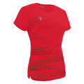 Irma Shirt Dame RED/BLK L Teknisk løpe t-skjorte til dame