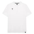 Nisiros Icon stretch korean polo WHT S Poloskjorte Uten krage - Unisex