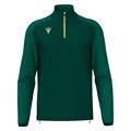 Isen Training 1/4 Zip Top BGRN/GOLD 4XL Teknisk treningsgenser - Unisex