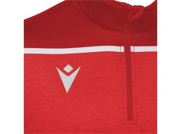 Rhine Training 1/4 Zip Top RED/WHT XS Treningsgenser med 1/4 zip 
